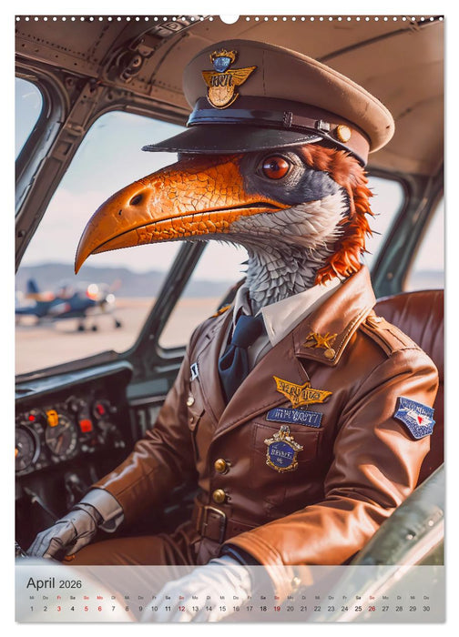 Jurassic Alltag - Dinos überall (CALVENDO Premium Wandkalender 2026)