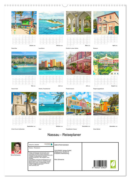Nassau - Reiseplaner (CALVENDO Premium Wandkalender 2026)