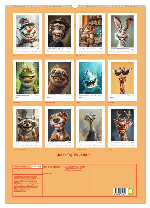 Jeden Tag ein Lächeln (CALVENDO Wandkalender 2026)