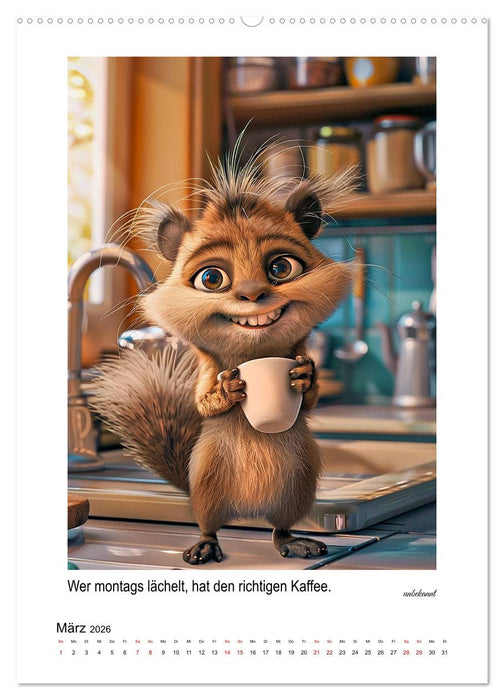 Jeden Tag ein Lächeln (CALVENDO Wandkalender 2026)