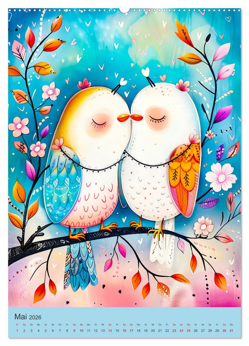 Kuschelige Freunde - Niedliche Tiere mit Herz und Pfoten (CALVENDO Premium Wandkalender 2026)