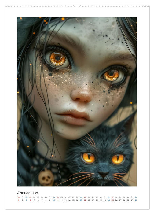 Magische Kreaturen (CALVENDO Premium Wandkalender 2026)