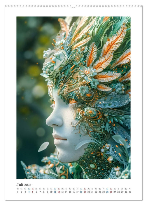 Magische Kreaturen (CALVENDO Premium Wandkalender 2026)