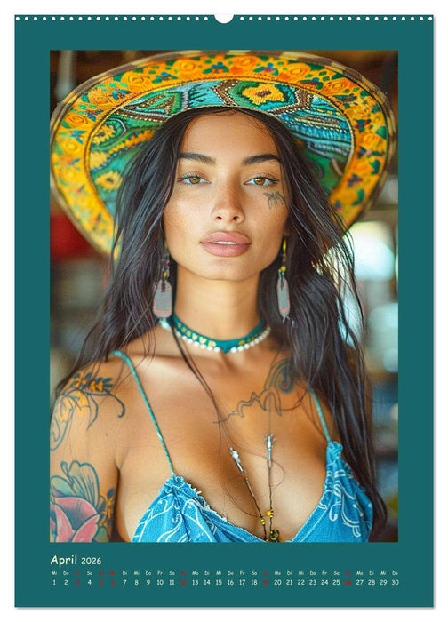 Sexy Cowgirls. Modern, selbstbewusst und schön (CALVENDO Premium Wandkalender 2026)