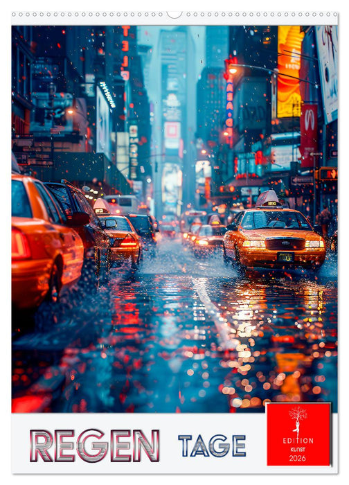 Regen Tage (CALVENDO Wandkalender 2026)