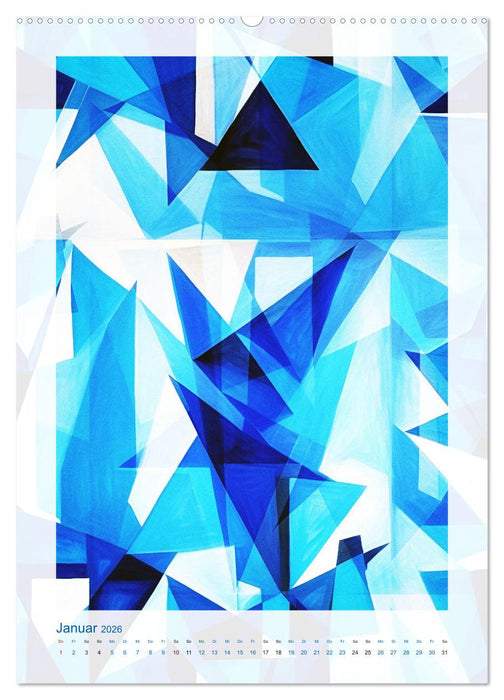 Licht und Schatten . Cubism Wall Art (CALVENDO Wandkalender 2026)