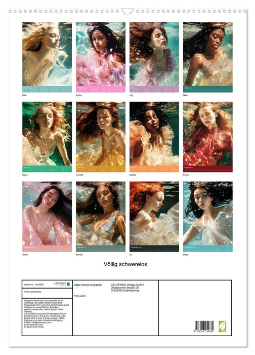 Völlig schwerelos (CALVENDO Wandkalender 2026)