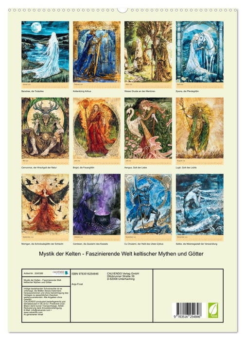 Mystik der Kelten - Faszinierende Welt keltischer Mythen und Götter (CALVENDO Premium Wandkalender 2026)
