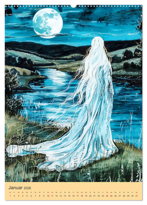 Mystik der Kelten - Faszinierende Welt keltischer Mythen und Götter (CALVENDO Premium Wandkalender 2026)