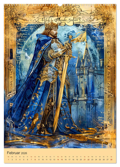 Mystik der Kelten - Faszinierende Welt keltischer Mythen und Götter (CALVENDO Premium Wandkalender 2026)