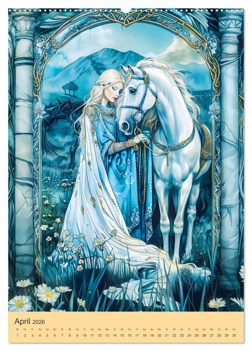 Mystik der Kelten - Faszinierende Welt keltischer Mythen und Götter (CALVENDO Premium Wandkalender 2026)