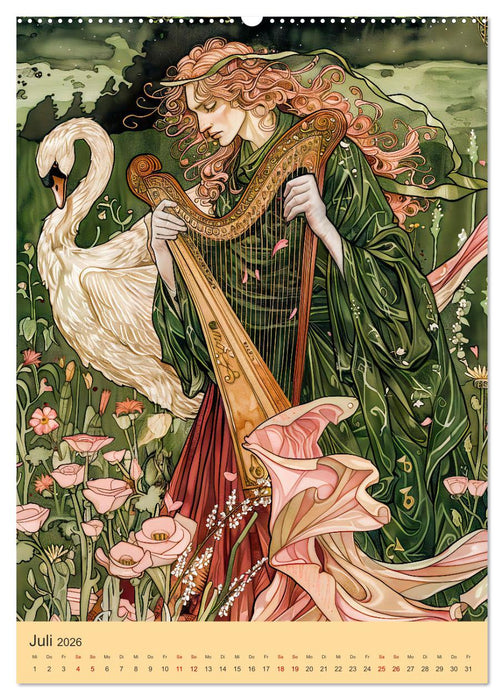 Mystik der Kelten - Faszinierende Welt keltischer Mythen und Götter (CALVENDO Premium Wandkalender 2026)