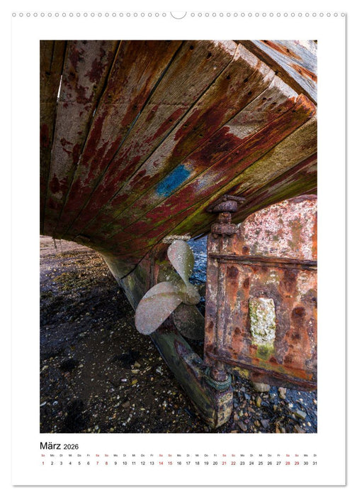 Letzte Ruhe Schiffsfriedhof (CALVENDO Premium Wandkalender 2026)