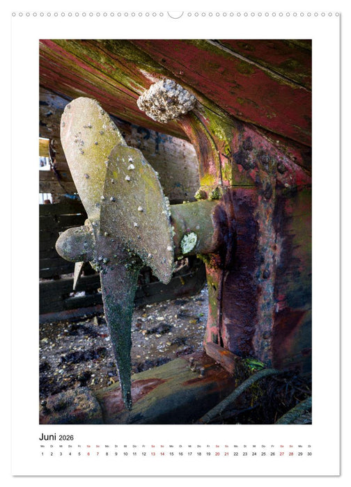 Letzte Ruhe Schiffsfriedhof (CALVENDO Premium Wandkalender 2026)