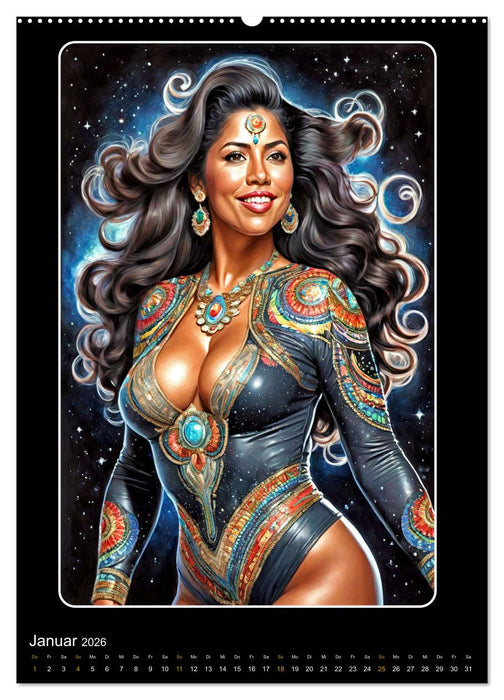 Miss im Universum (CALVENDO Premium Wandkalender 2026)