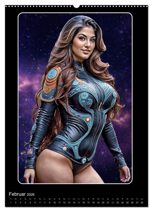 Miss im Universum (CALVENDO Premium Wandkalender 2026)