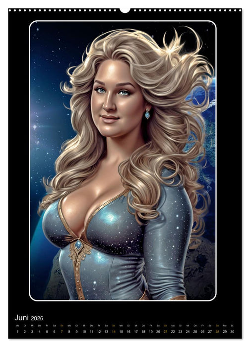 Miss im Universum (CALVENDO Premium Wandkalender 2026)