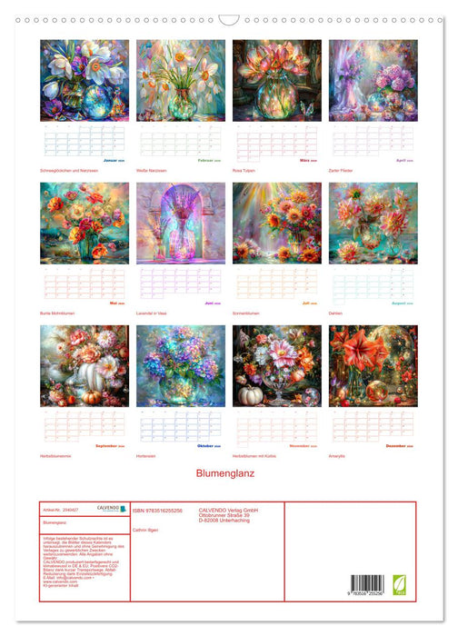 Blumenglanz (CALVENDO Wandkalender 2026)