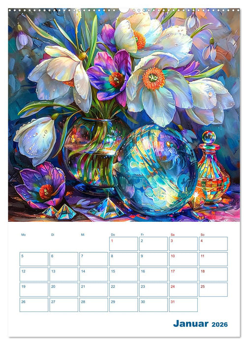Blumenglanz (CALVENDO Wandkalender 2026)