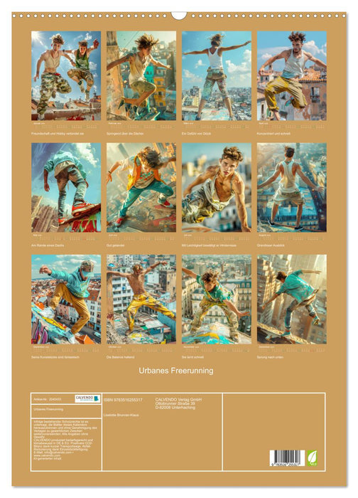 Urbanes Freerunning (CALVENDO Wandkalender 2026)