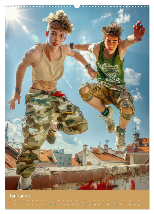 Urbanes Freerunning (CALVENDO Wandkalender 2026)