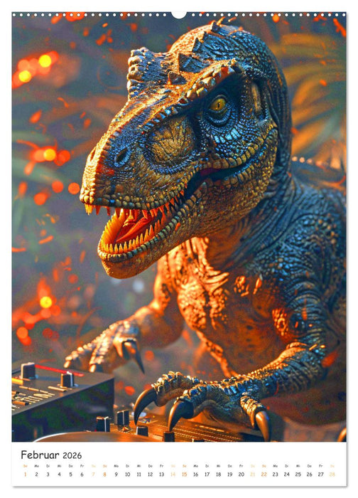 Tyrannosaurus Rex - Kleine Arme, große Abenteuer (CALVENDO Wandkalender 2026)