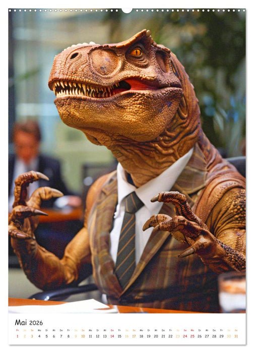 Tyrannosaurus Rex - Kleine Arme, große Abenteuer (CALVENDO Wandkalender 2026)