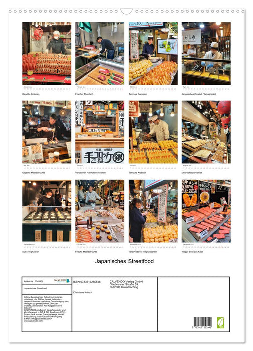Japanisches Streetfood (CALVENDO Wandkalender 2026)
