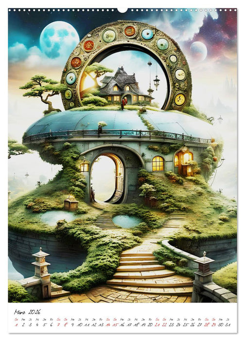 Portale der Stille (CALVENDO Premium Wandkalender 2026)