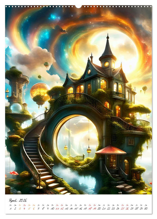 Portale der Stille (CALVENDO Premium Wandkalender 2026)