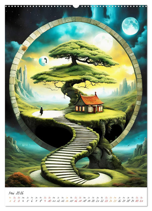 Portale der Stille (CALVENDO Premium Wandkalender 2026)