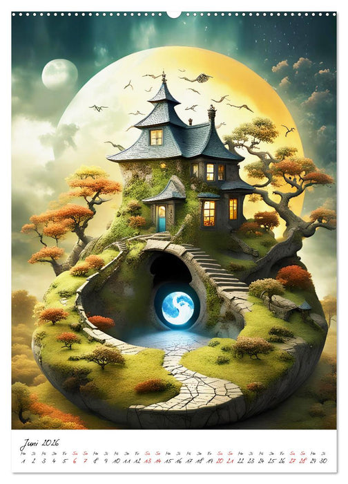 Portale der Stille (CALVENDO Premium Wandkalender 2026)