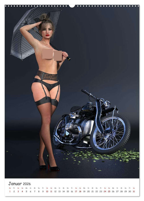 Sexy Bunnys und heiße Öfen (CALVENDO Wandkalender 2026)