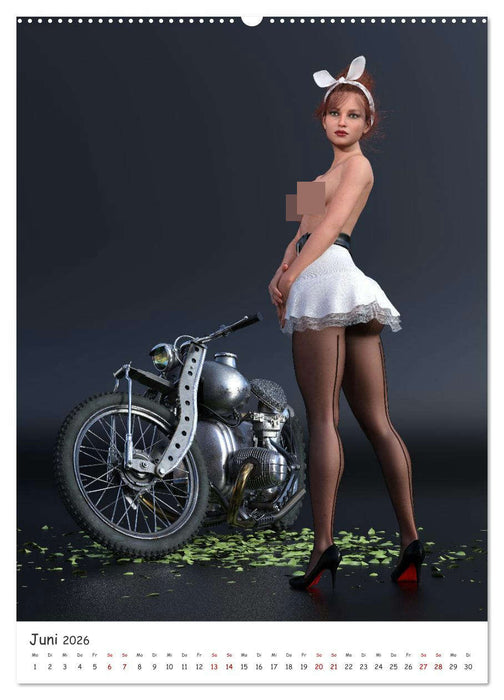 Sexy Bunnys und heiße Öfen (CALVENDO Wandkalender 2026)