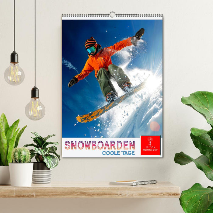 Snowboarden - coole Tage (CALVENDO Wandkalender 2026)