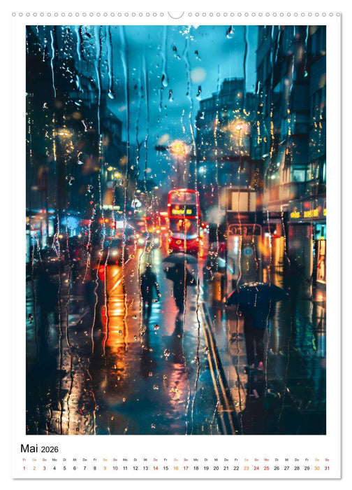 Regen Tage (CALVENDO Premium Wandkalender 2026)