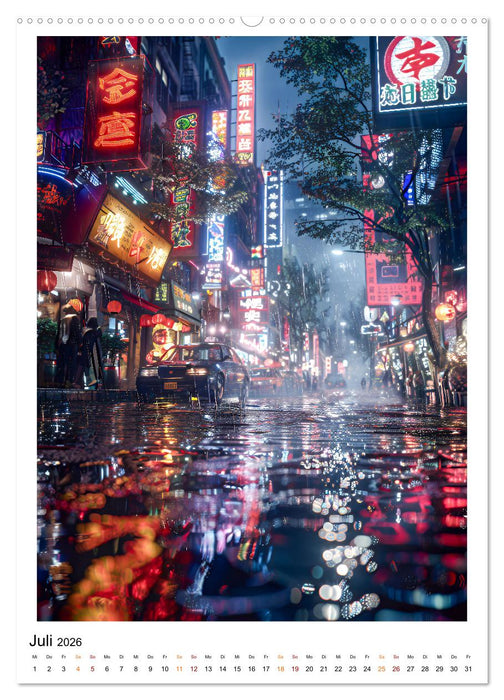 Regen Tage (CALVENDO Premium Wandkalender 2026)