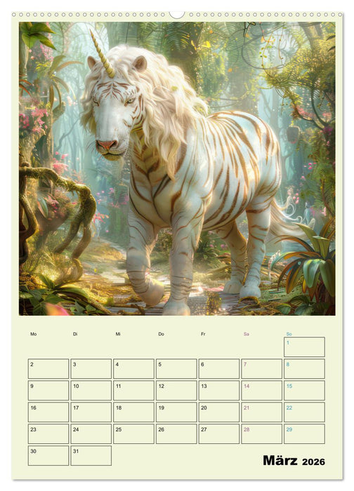 Hybrid Tiere zum Schmunzeln - Planer (CALVENDO Wandkalender 2026)