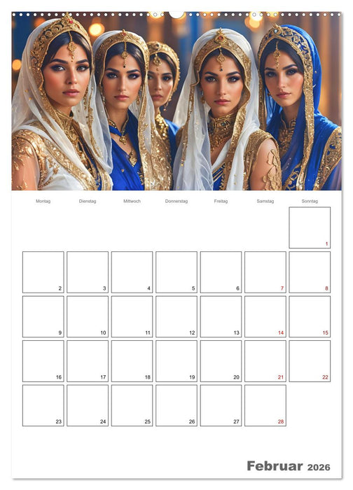 Frauen des Sultans (CALVENDO Wandkalender 2026)