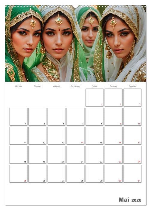 Frauen des Sultans (CALVENDO Wandkalender 2026)