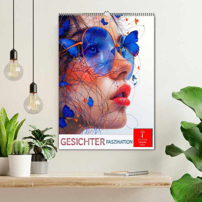 Gesichter Faszination (CALVENDO Wandkalender 2026)