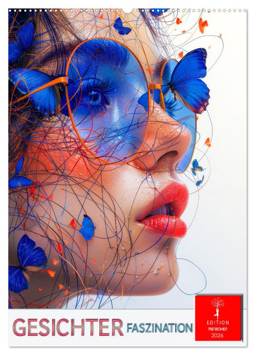 Gesichter Faszination (CALVENDO Wandkalender 2026)