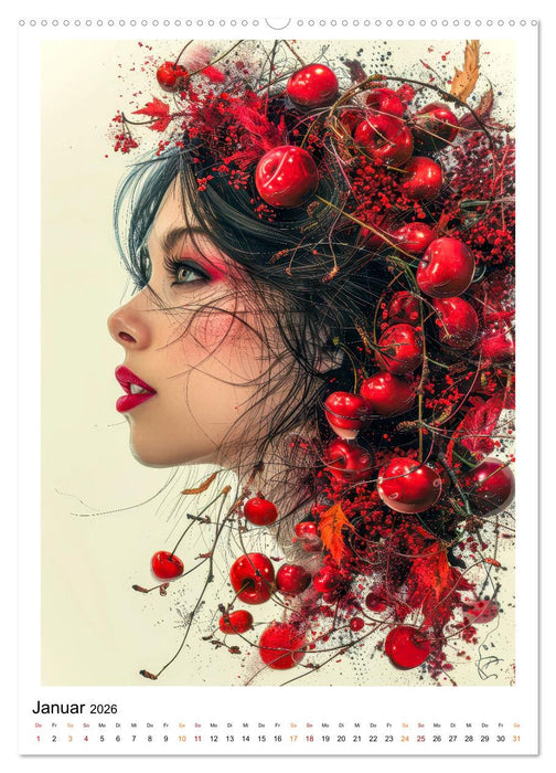 Gesichter Faszination (CALVENDO Wandkalender 2026)