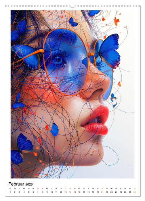 Gesichter Faszination (CALVENDO Wandkalender 2026)