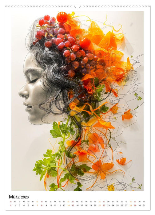 Gesichter Faszination (CALVENDO Wandkalender 2026)