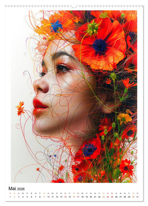 Gesichter Faszination (CALVENDO Wandkalender 2026)