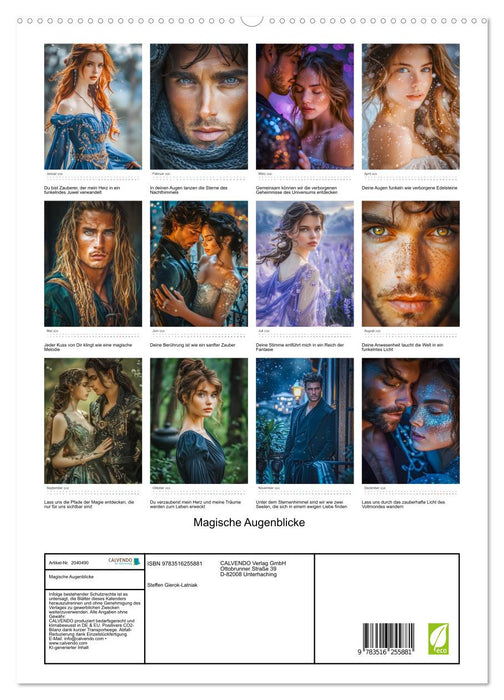 Magische Augenblicke (CALVENDO Premium Wandkalender 2026)