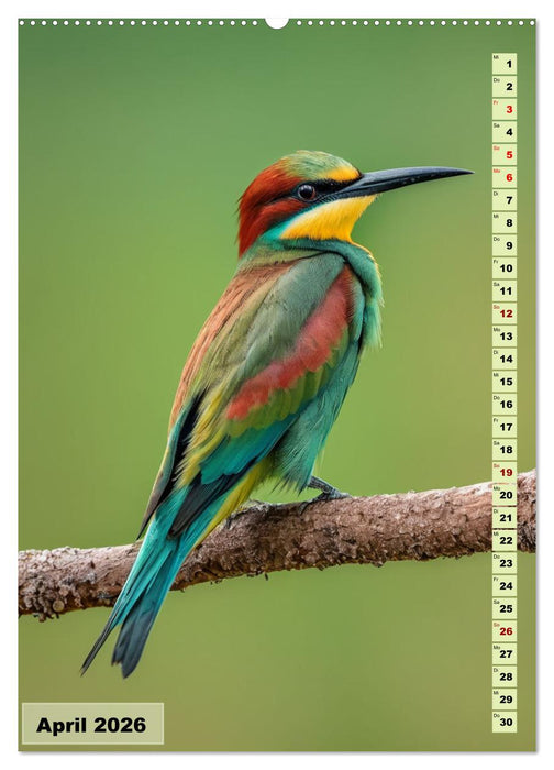 Die buntesten Vögel der Welt (CALVENDO Wandkalender 2026)