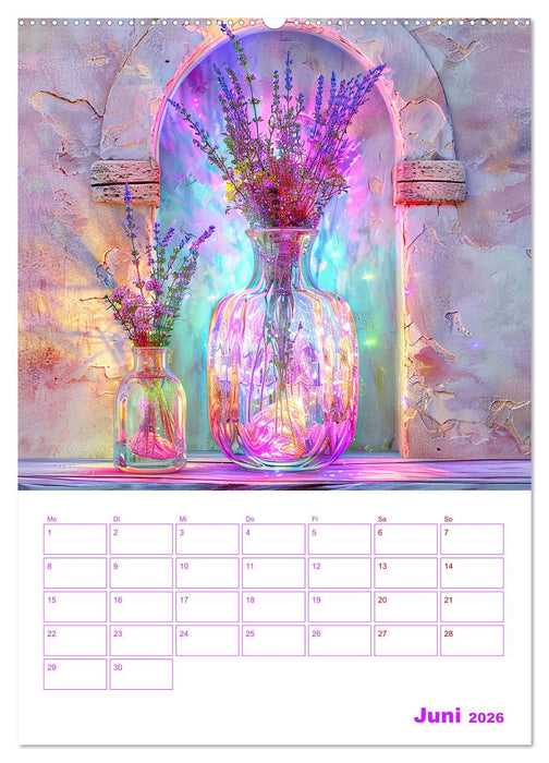 Blumenglanz (CALVENDO Premium Wandkalender 2026)