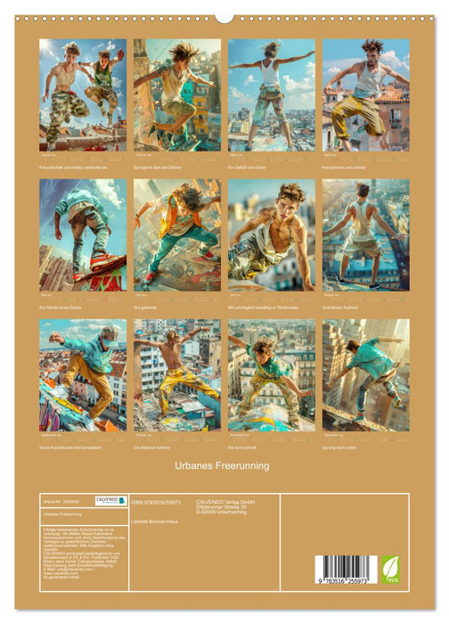 Urbanes Freerunning (CALVENDO Premium Wandkalender 2026)